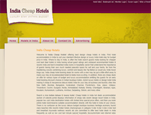 Tablet Screenshot of indiacheaphotels.com